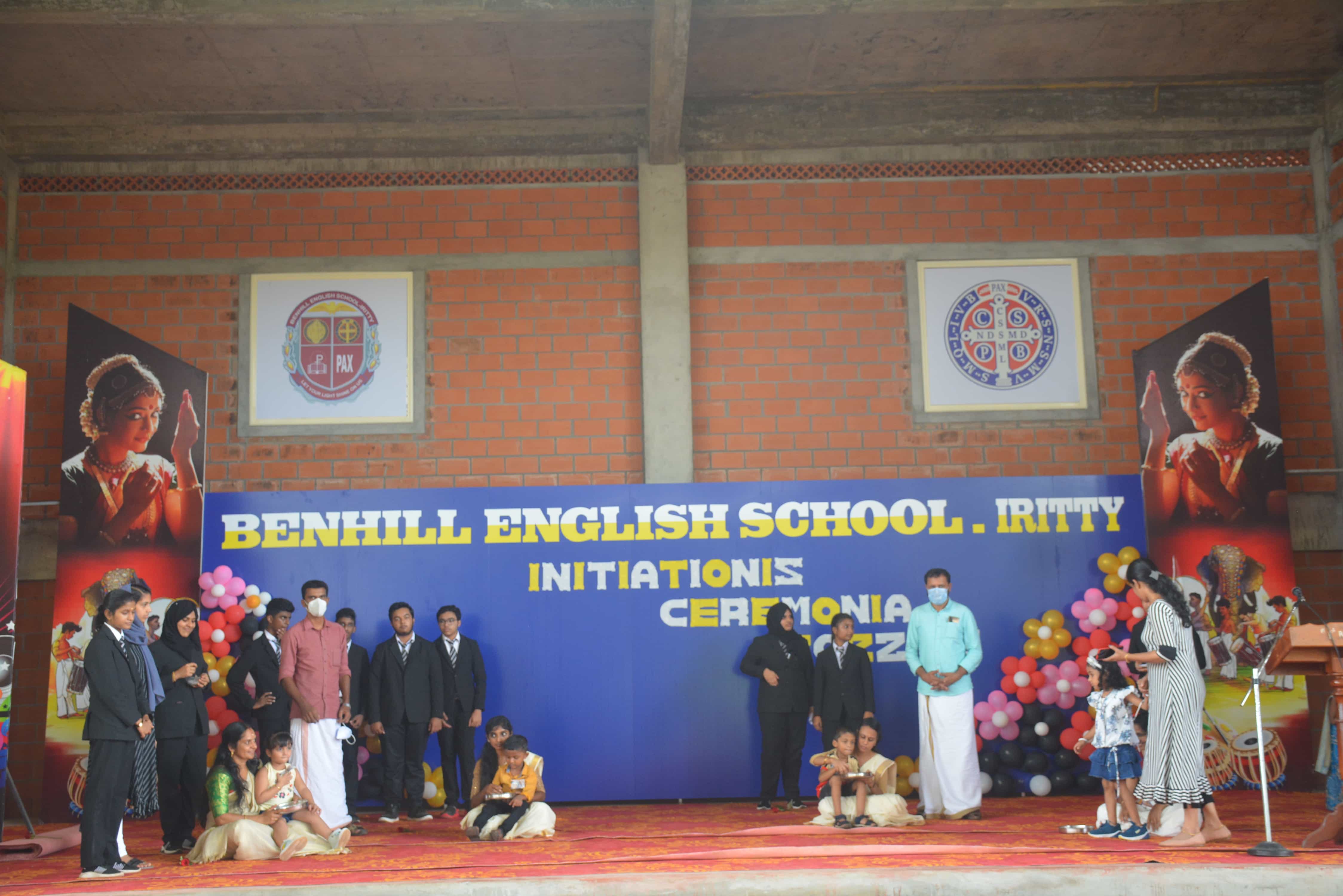 lkg initiation 2022-23 celebration at benhill school iritty