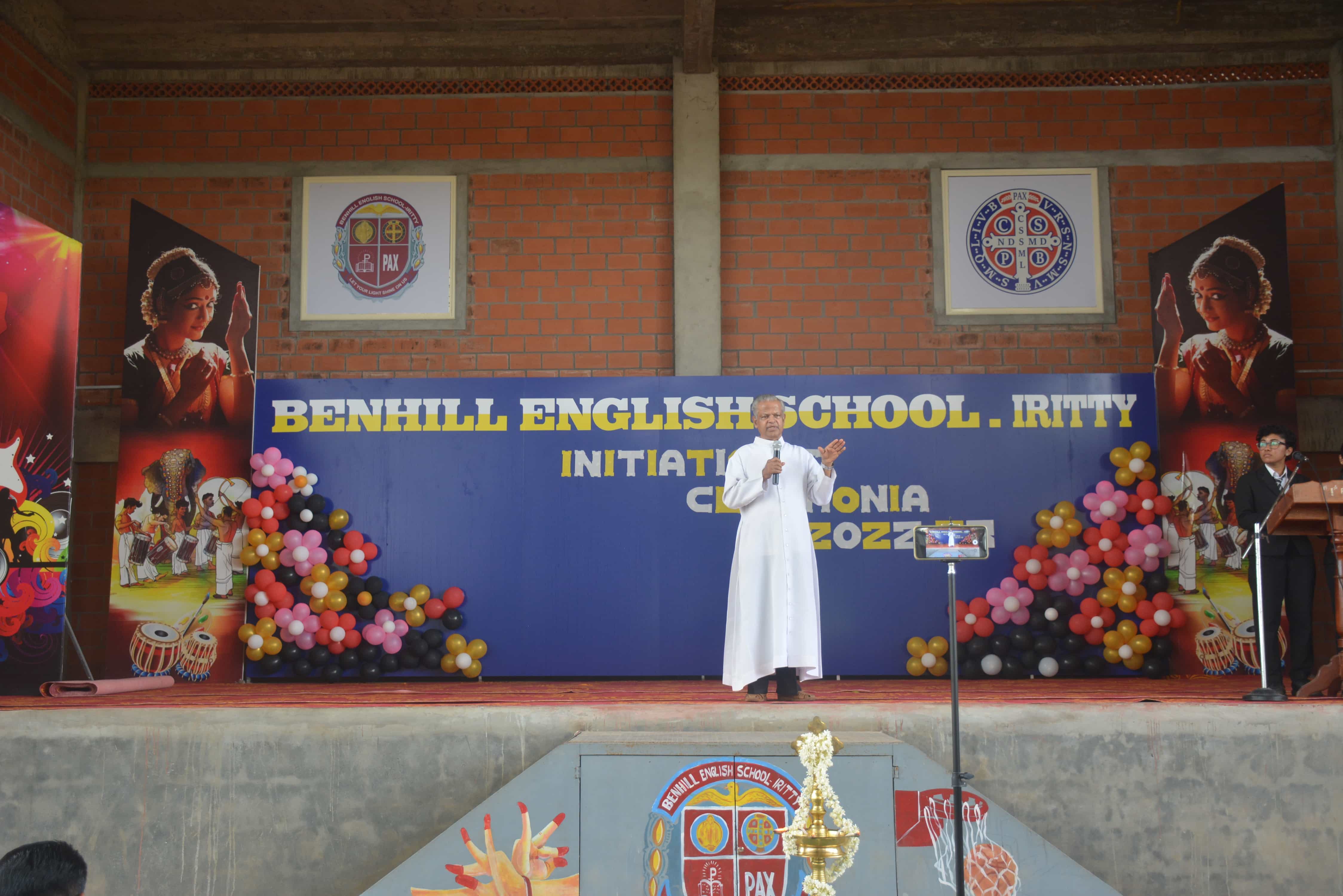 lkg initiation 2022-23 celebration at benhill school iritty