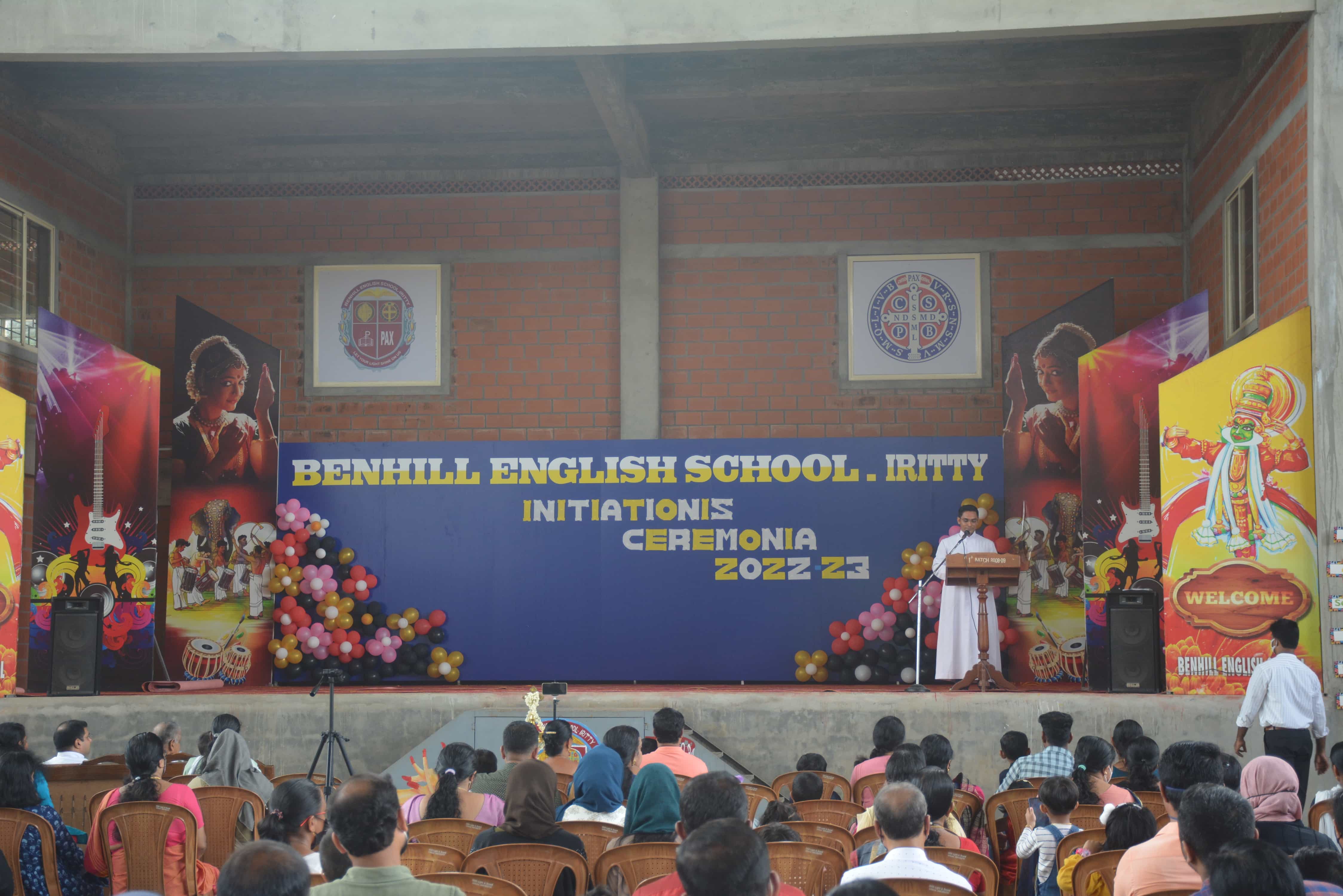 lkg initiation 2022-23 celebration at benhill school iritty